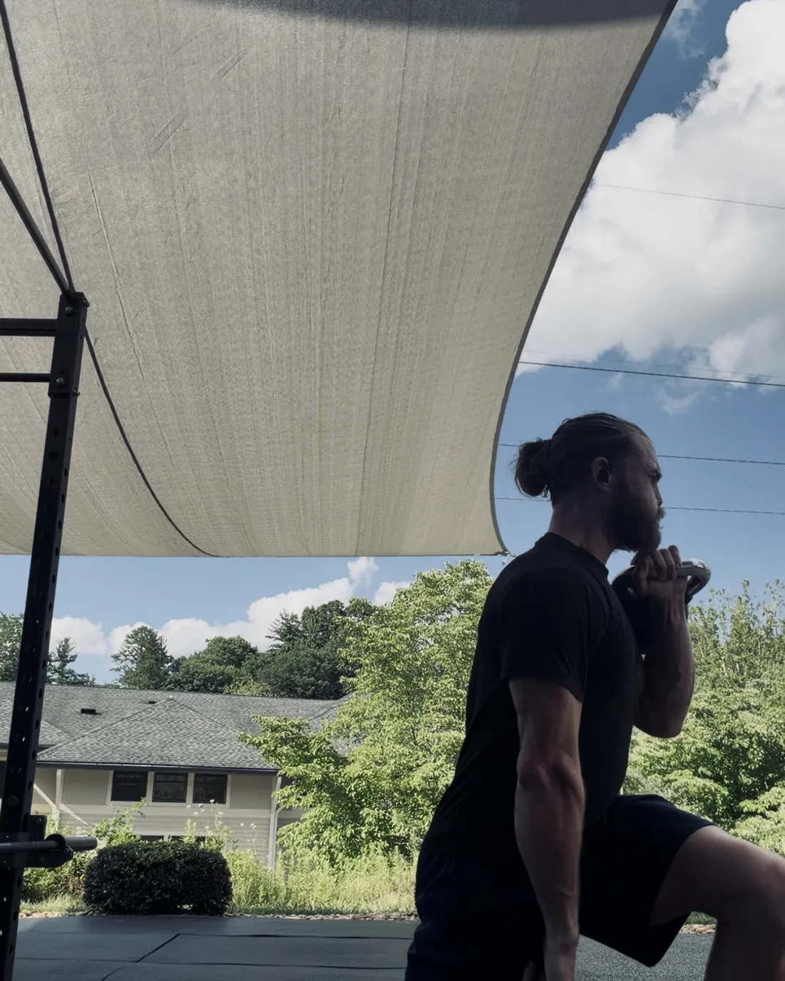 Dakota Hall training in western North Carolina