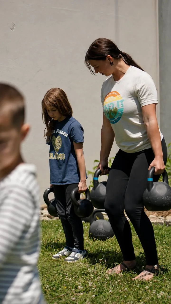 Age-appropriate kettlebell practice during youth athletic development